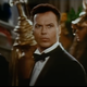 Michael Keaton wears a tuxedo as Bruce Wayne in the first Batman movie.